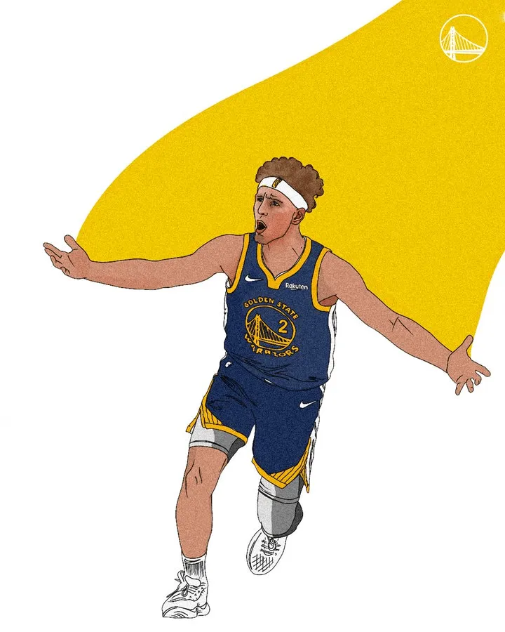 B体育官网-制造进攻犯规大师！勇士官方分享波杰姆斯基漫画图