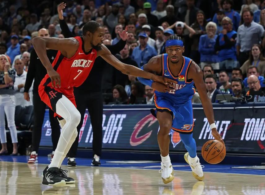 B体育网址-KD23投19分！火箭91-111雷霆，看数据：他是头号罪人！